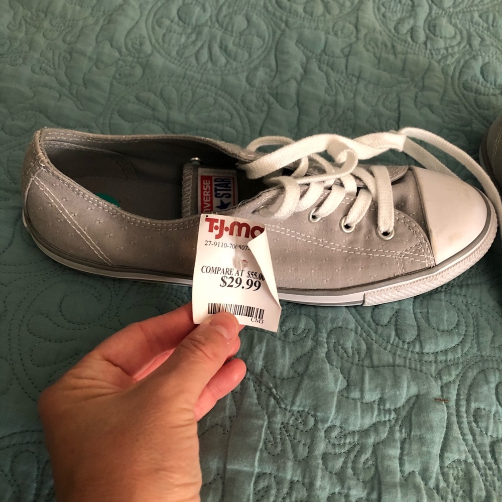 Women’s Gray Converse size 8 shoes